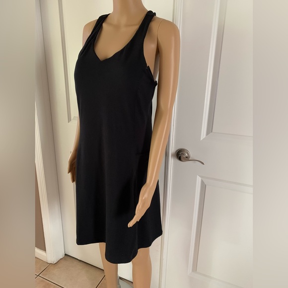 EDDIE BAUER Black Racerback Sleeveless Dress - Picture 6 of 14